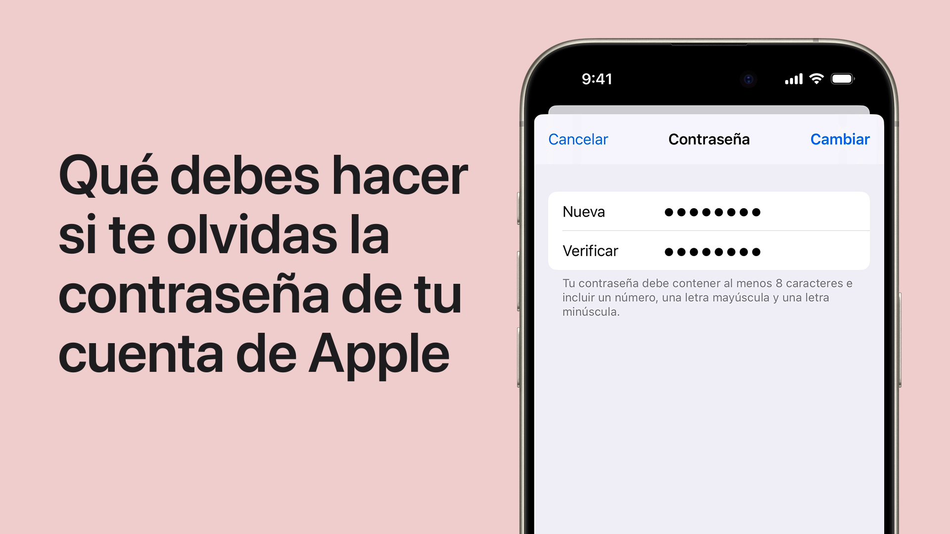 Opciones para recuperar ID de Apple en iPhone