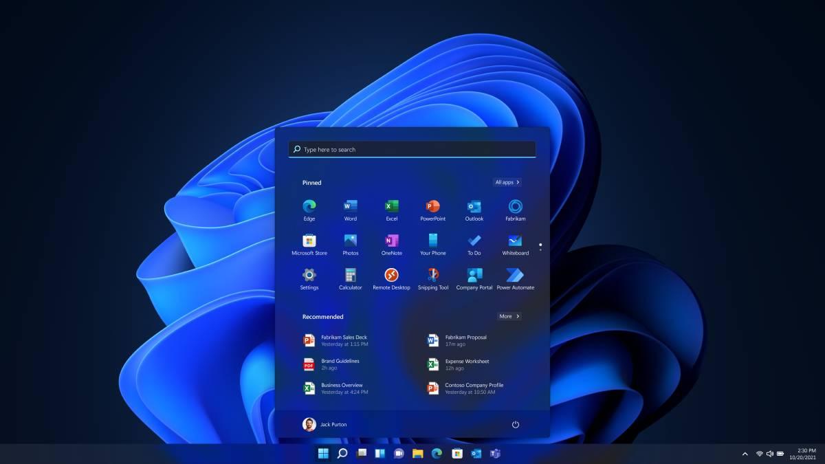 Configuración de tema oscuro en Windows 11