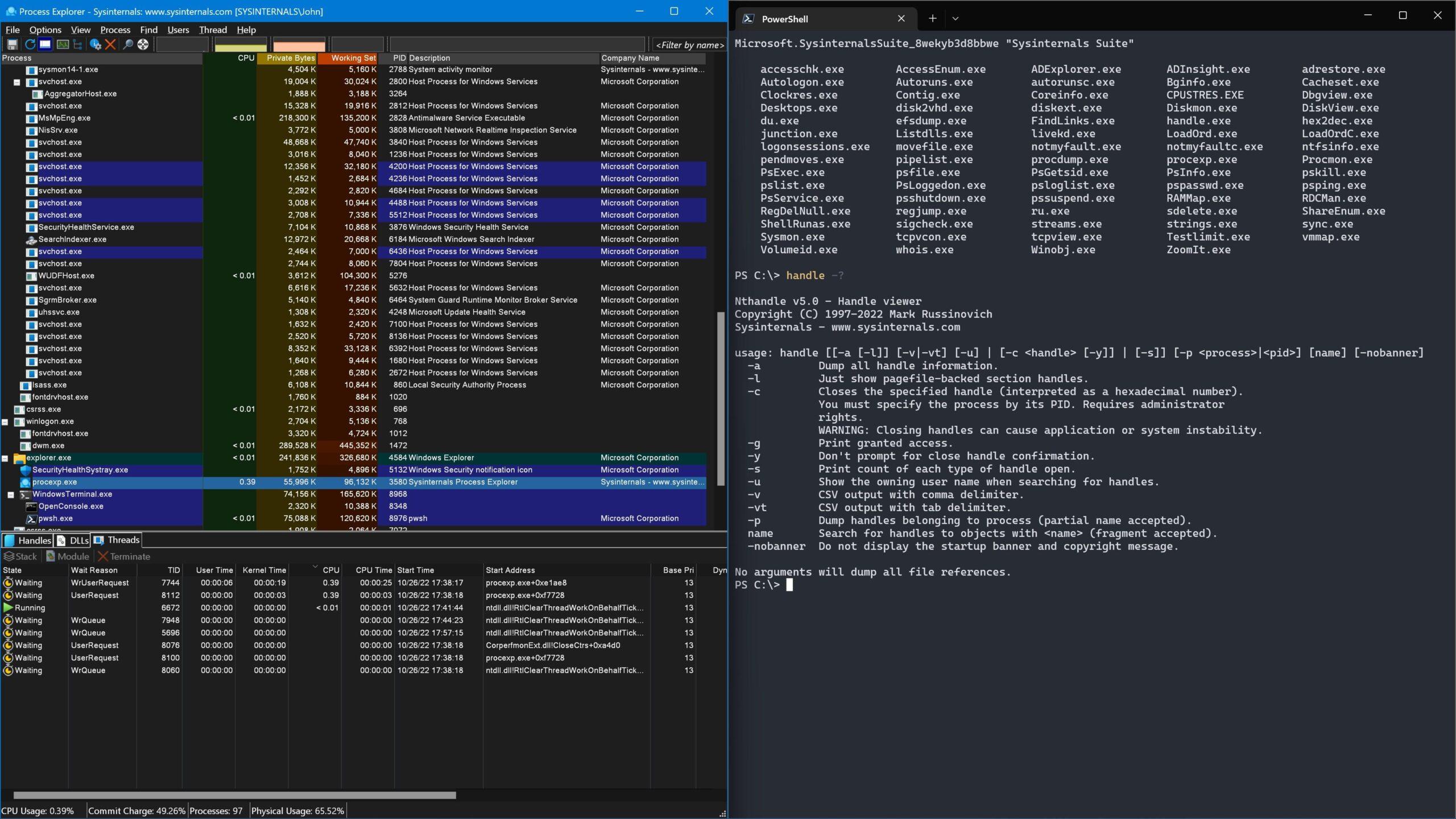 pslist en windows