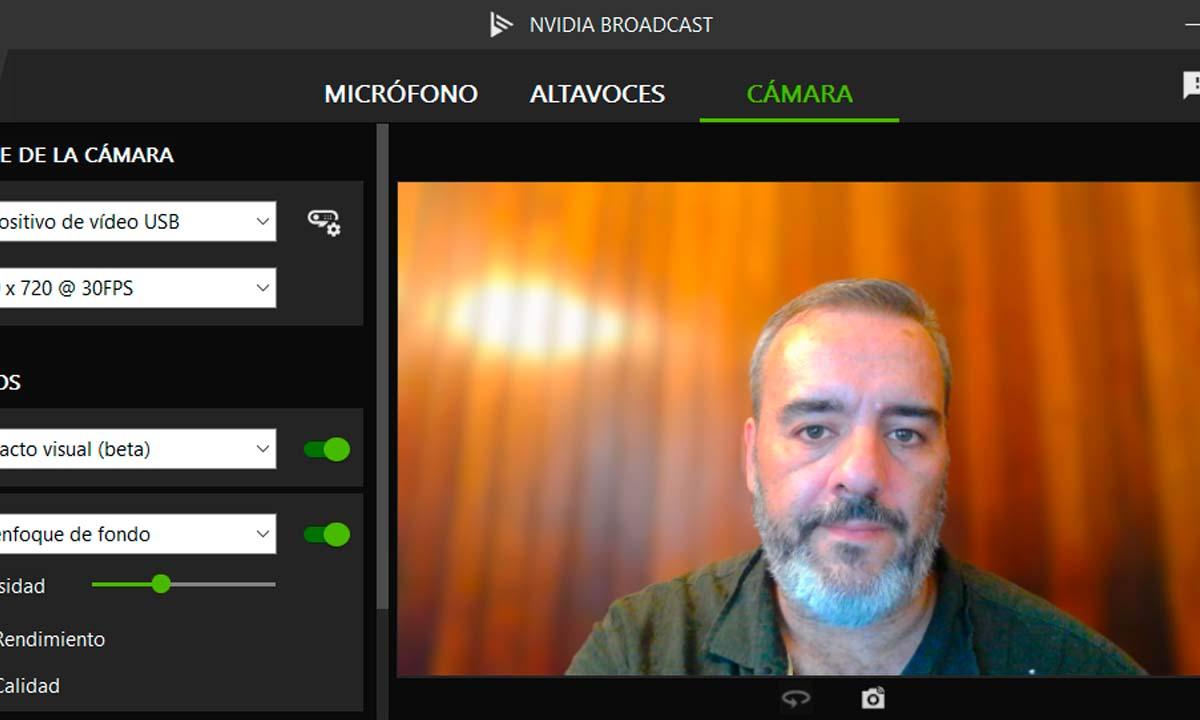 Funciones de NVIDIA Broadcast