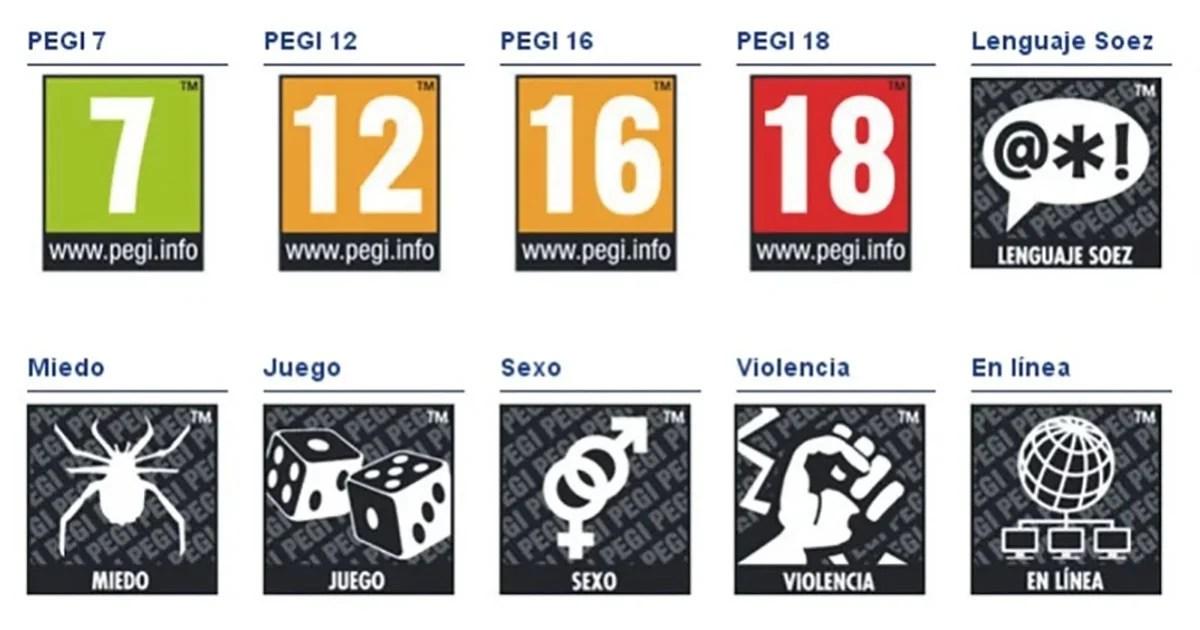 Informacion general sobre PEGI