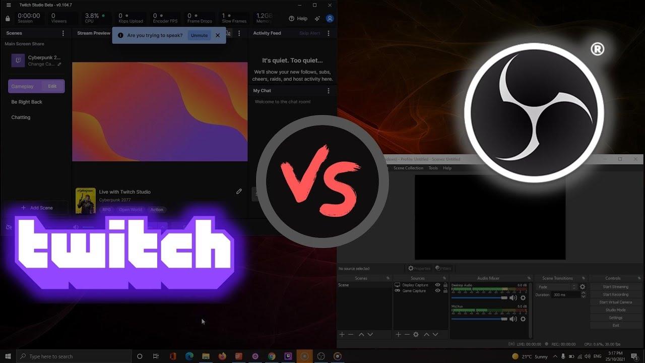 Requisitos de Twitch Studio