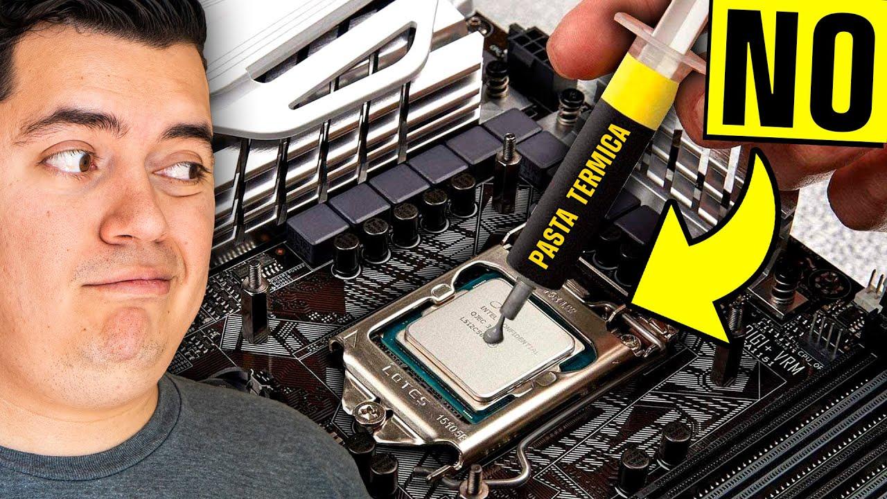 aplicación de pasta térmica en cpu
