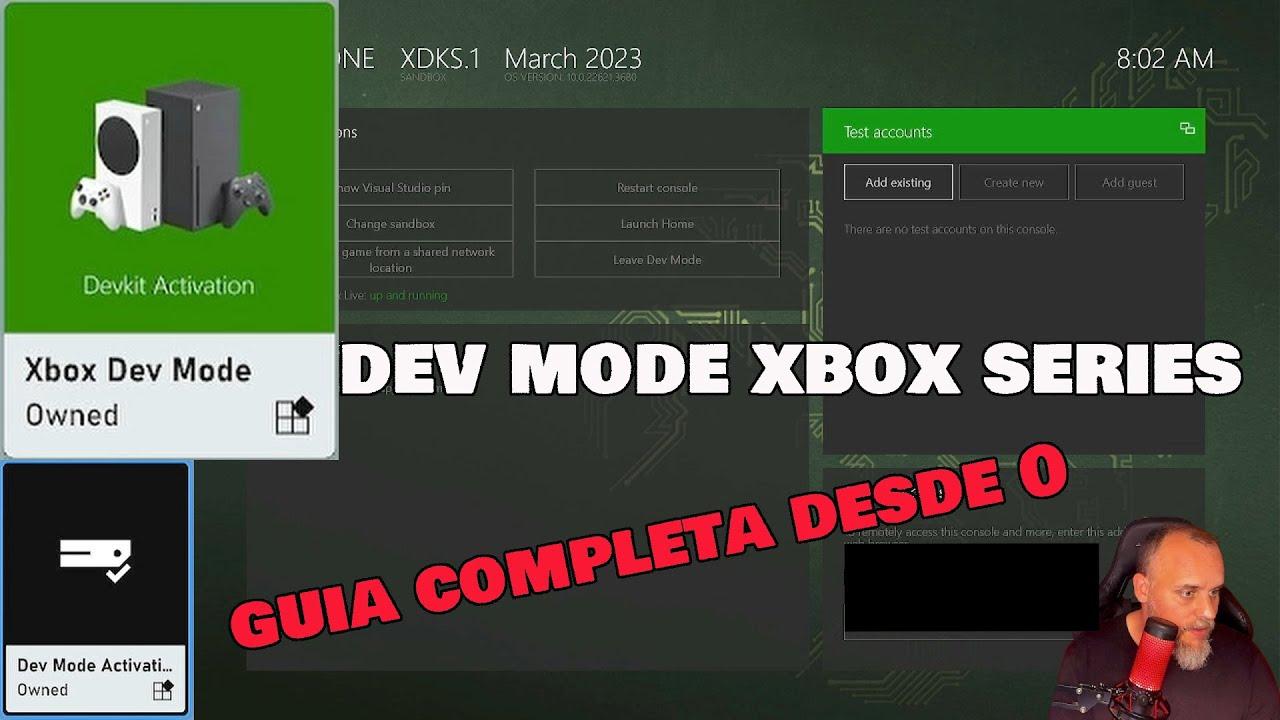 Activar modo desarrollador en Xbox
