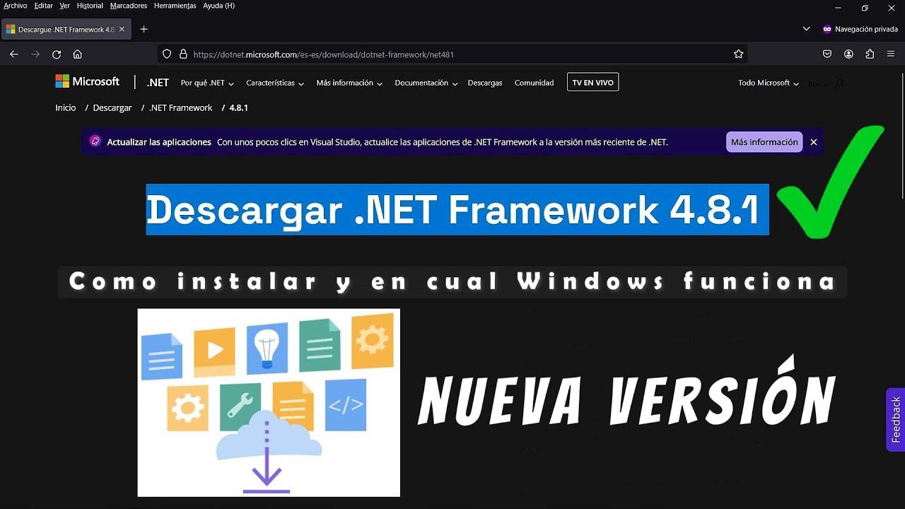 Compatibilidad de .NET Framework en Windows