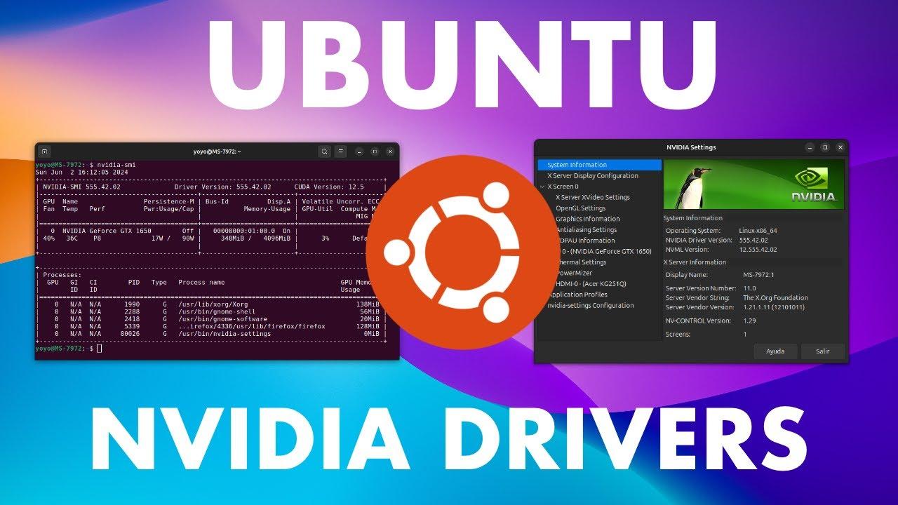 Instalar drivers Nvidia en Ubuntu