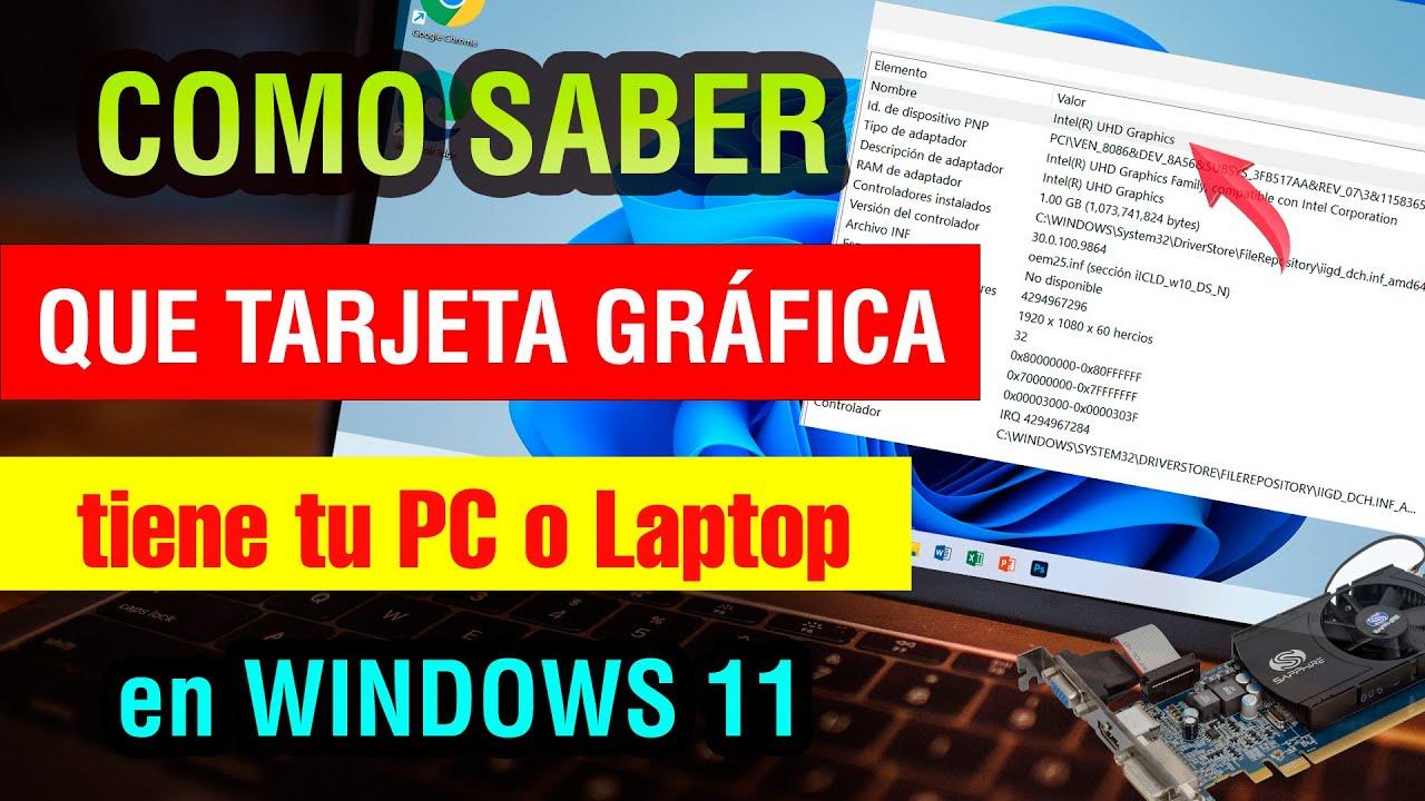 Cómo saber qué tarjeta gráfica tiene tu PC en Windows 11