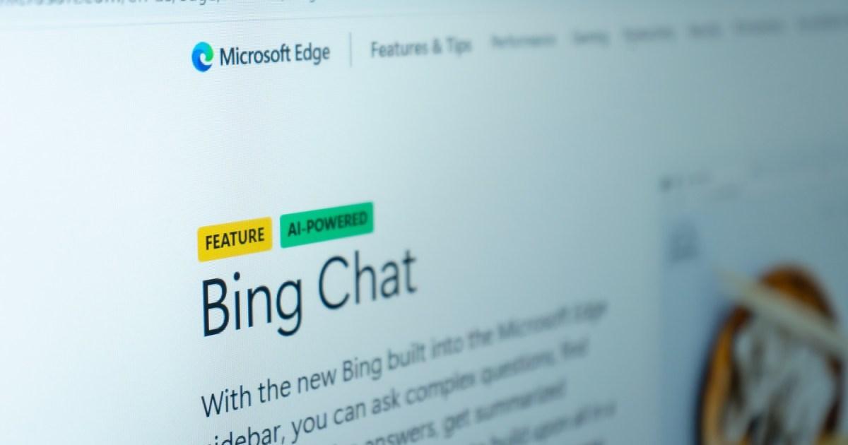 Cómo utilizar el chat de Bing en Microsoft Edge