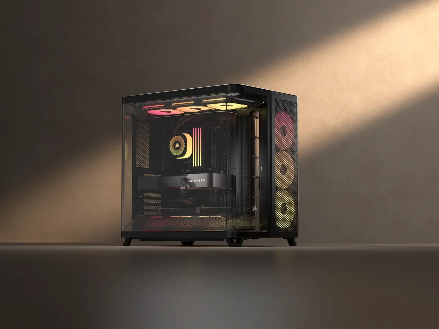 Chasis Corsair AIR 5400 Caja Corsair AIR 5400 triple cámara