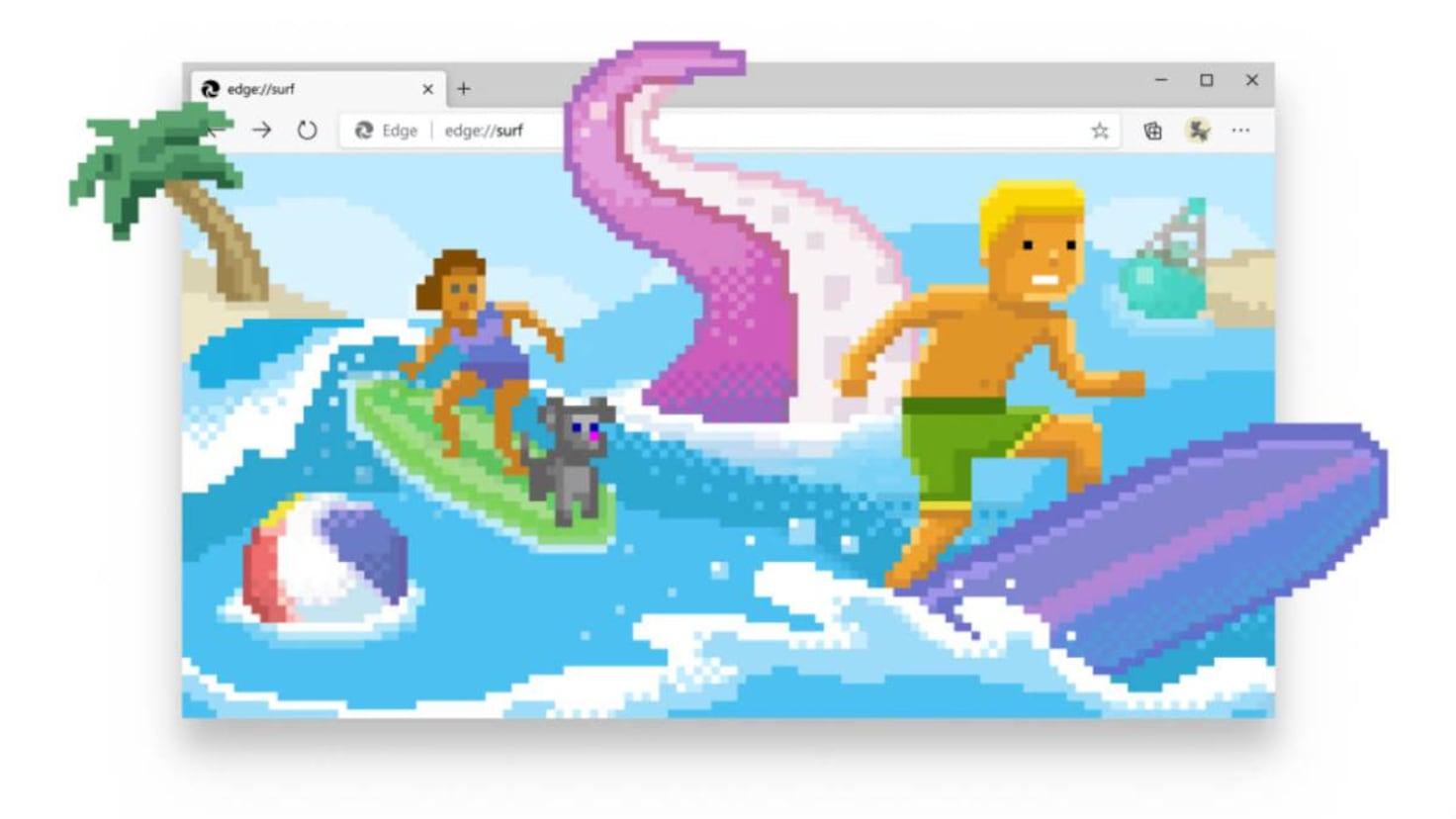 Pantalla de Surf en Edge