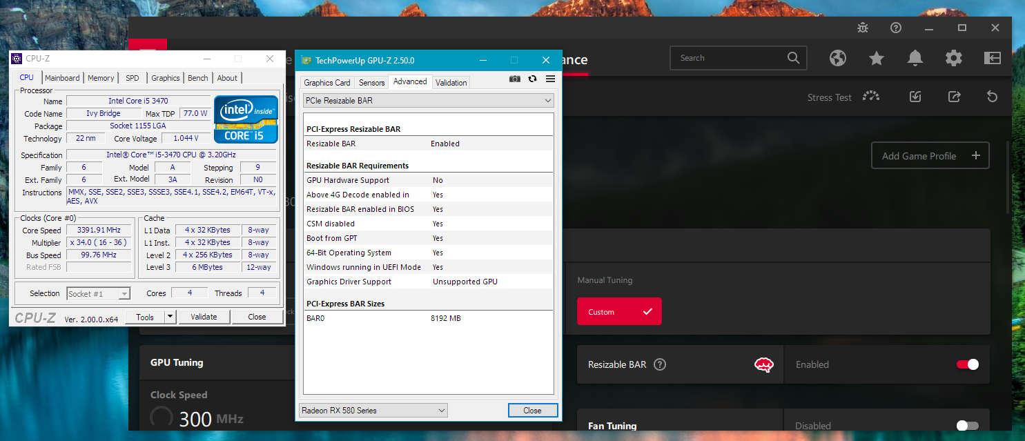 Tecnología Resizable BAR en PC