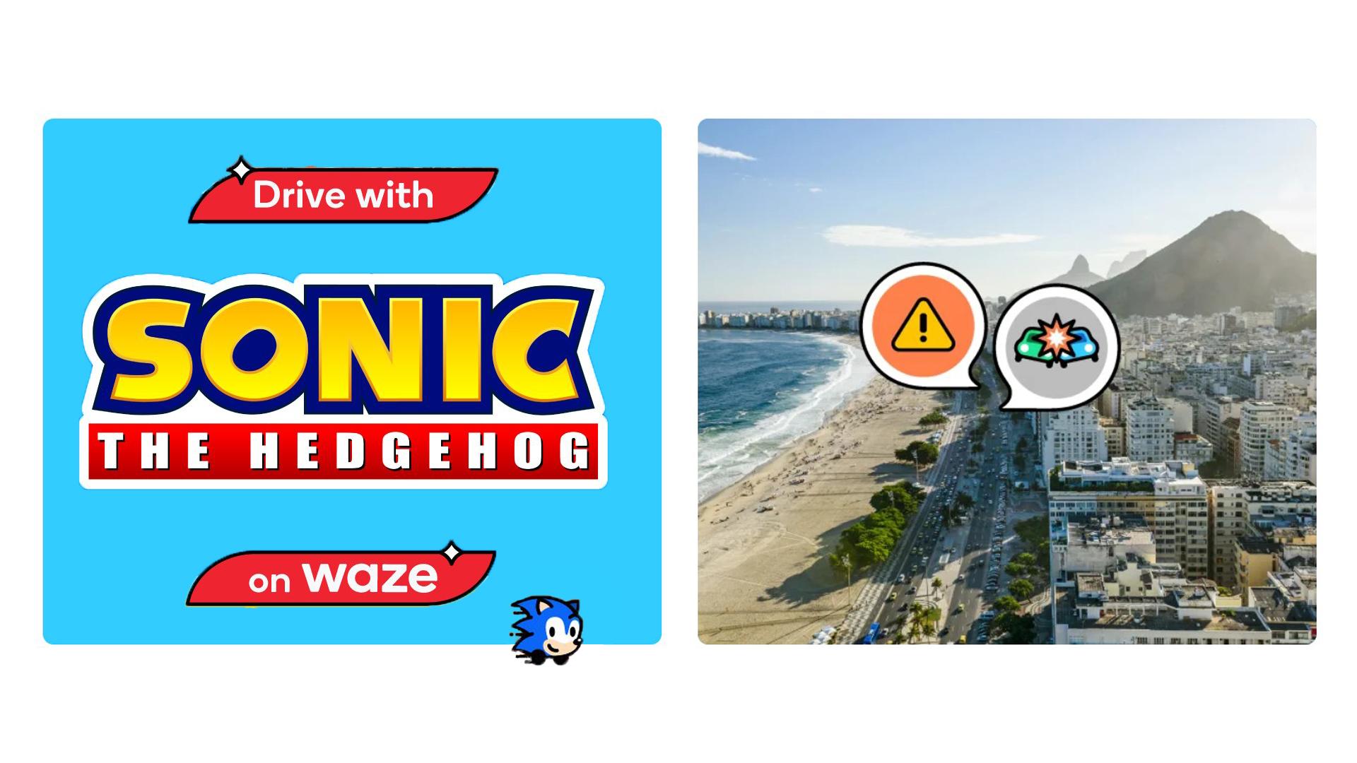 Sonic se integra en Waze