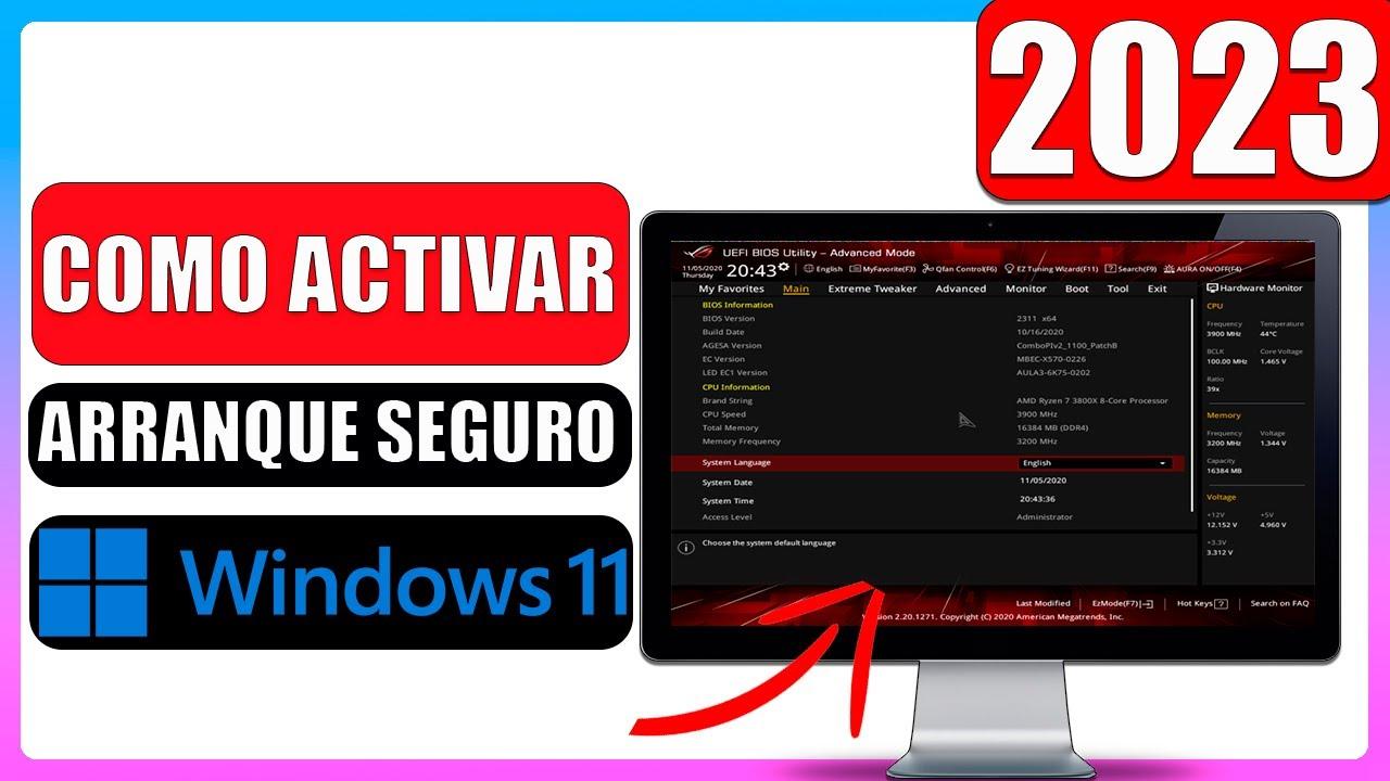 Guía de Arranque Seguro en Windows