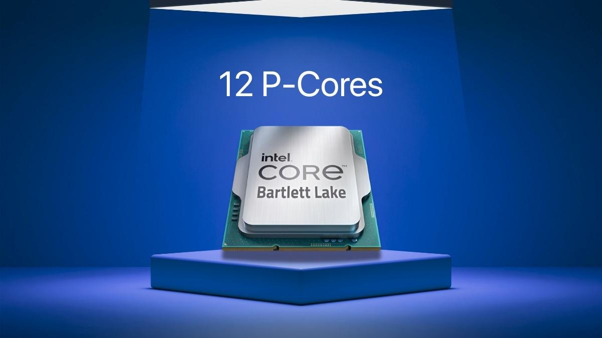 CPU Intel Bartlett Lake-S en primer plano