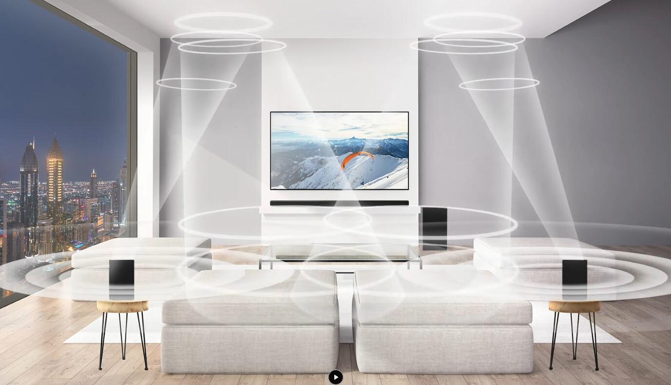 Barra de sonido envolvente para TV