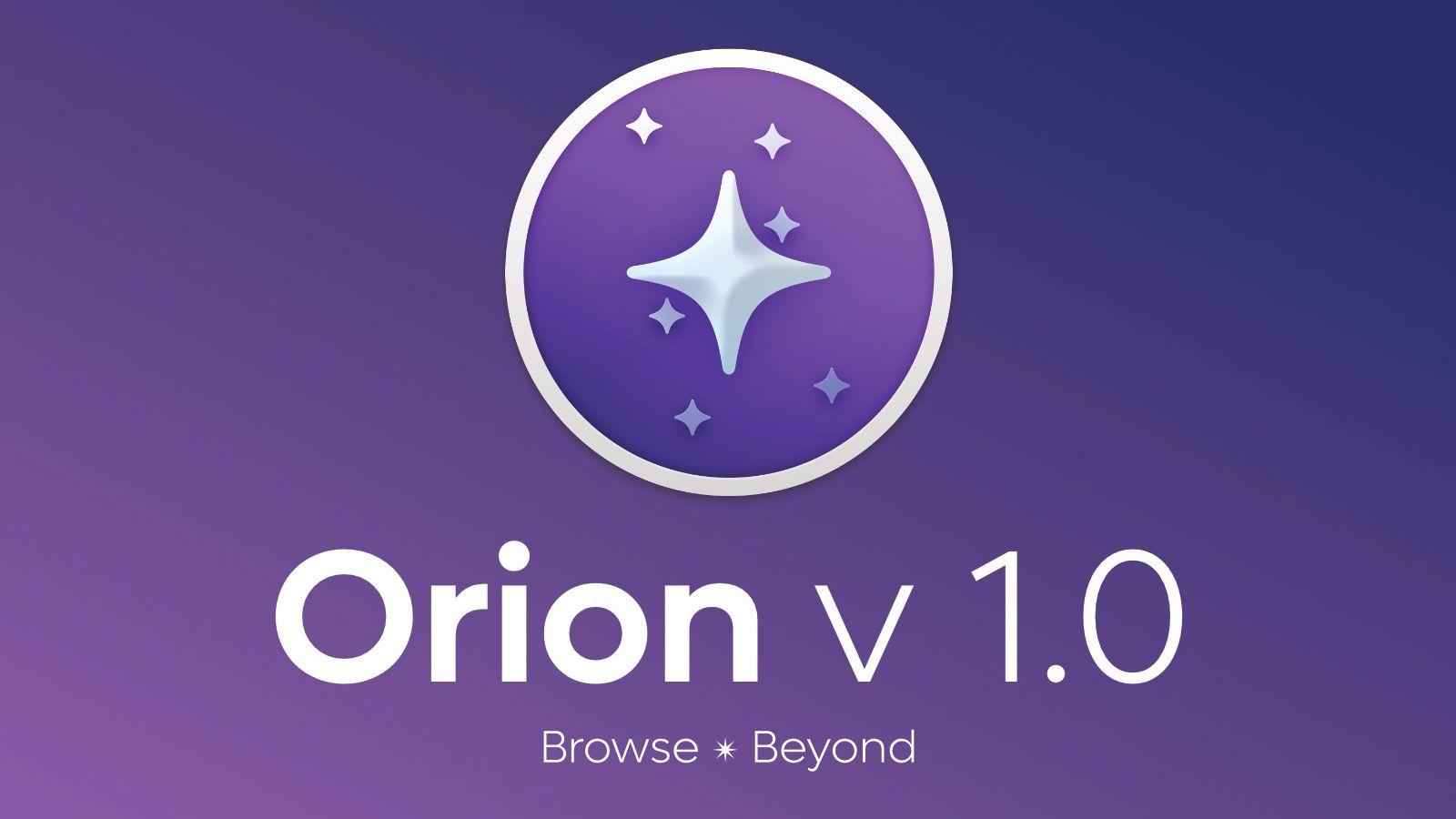 Navegador web privado Orion 1.0