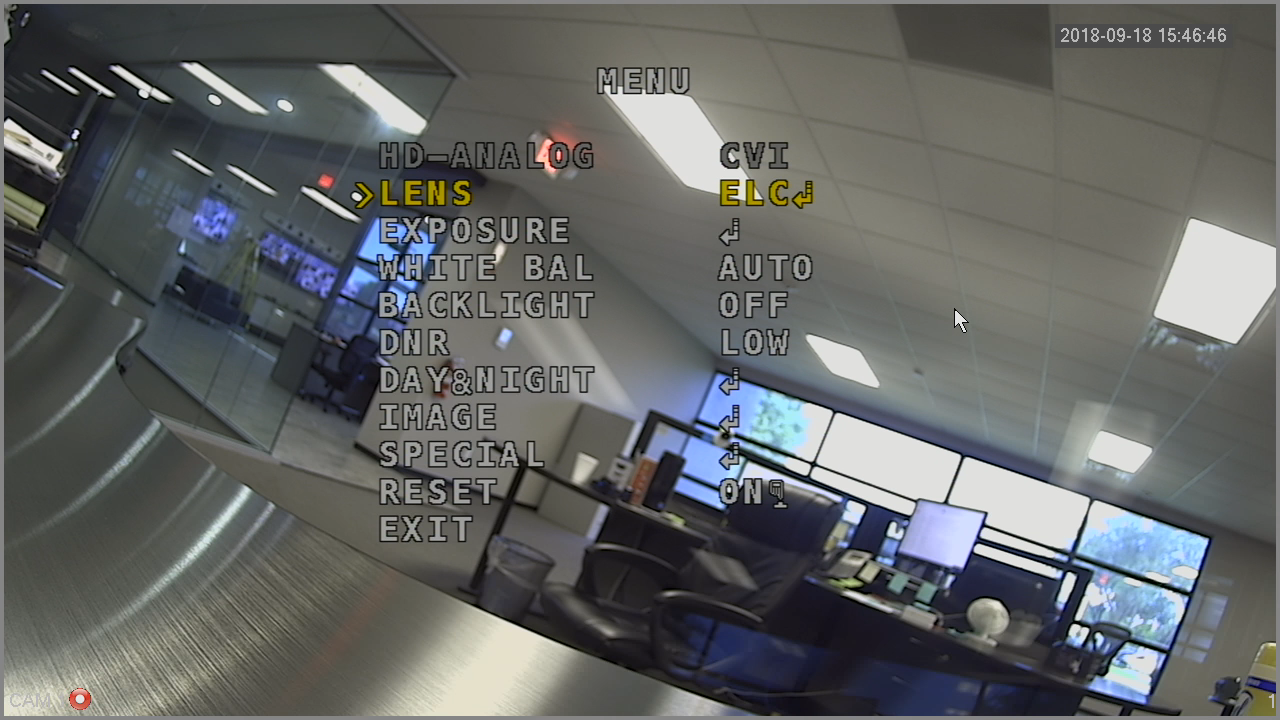 Menú OSD en pantalla