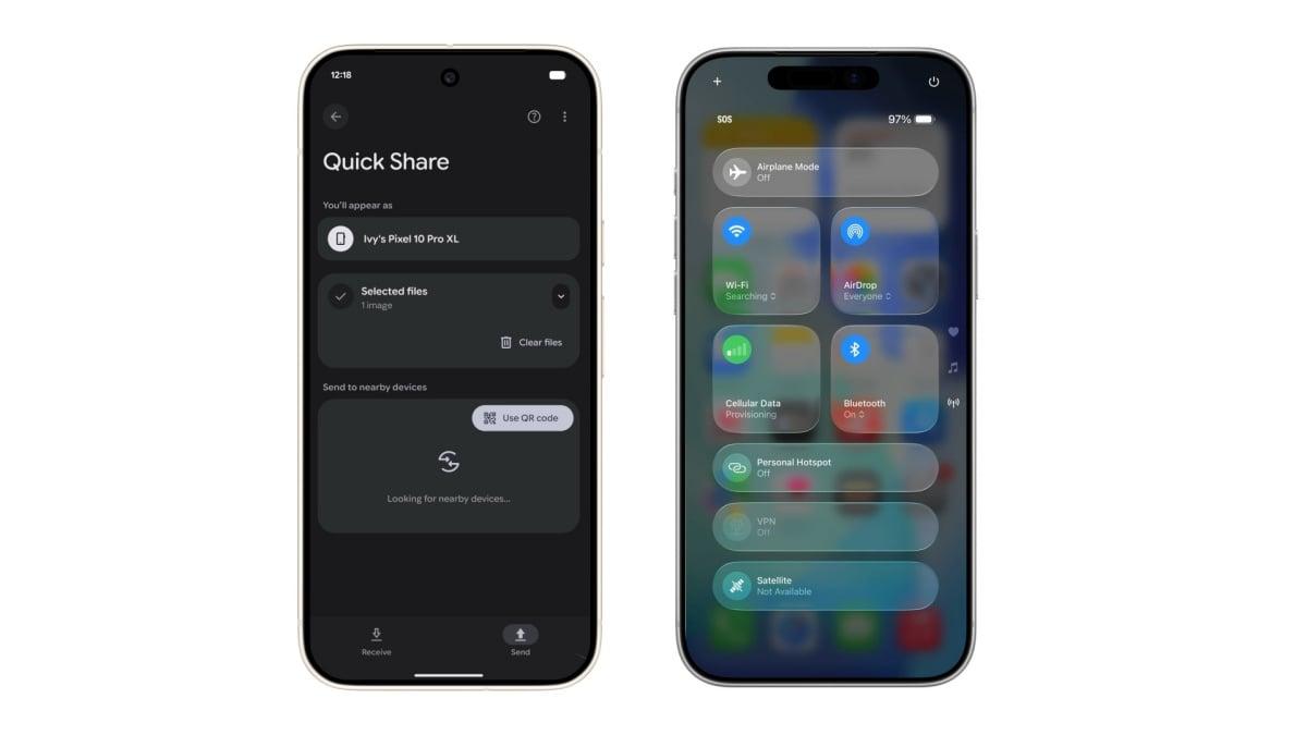Guía de uso de Quick Share y AirDrop