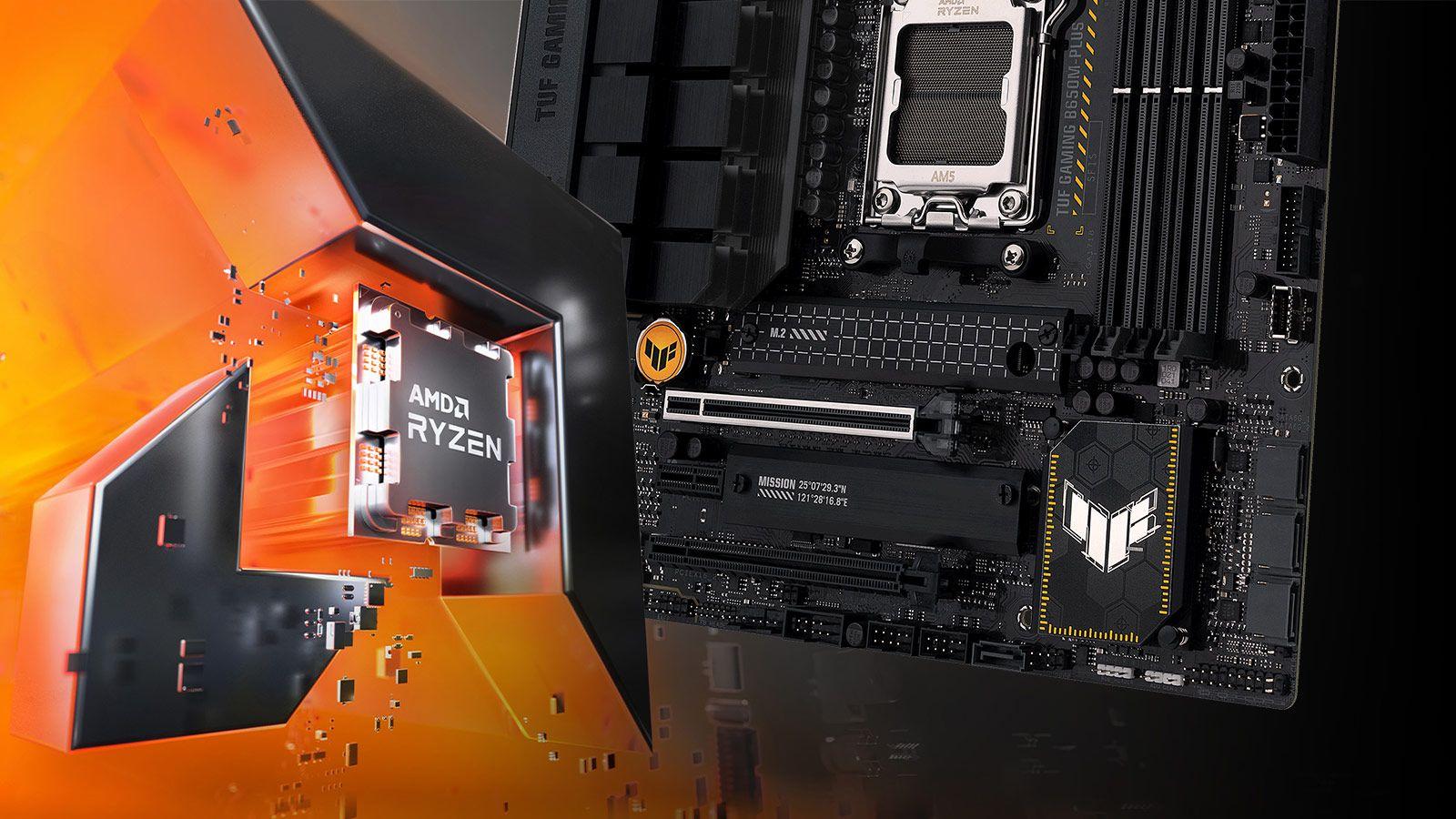 Placa base AMD B650 y memoria DDR5