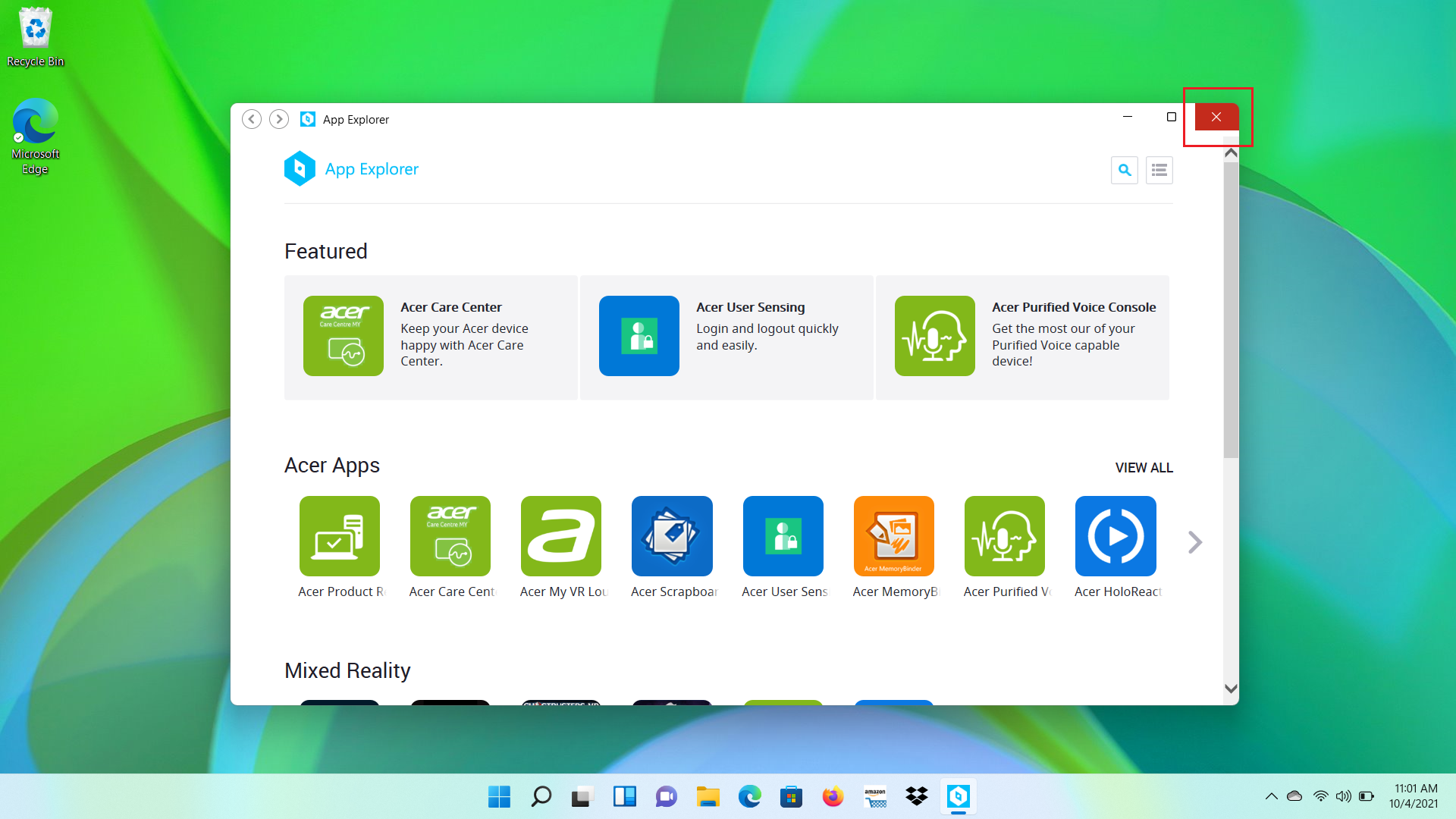 Instalar Acer Care Center
