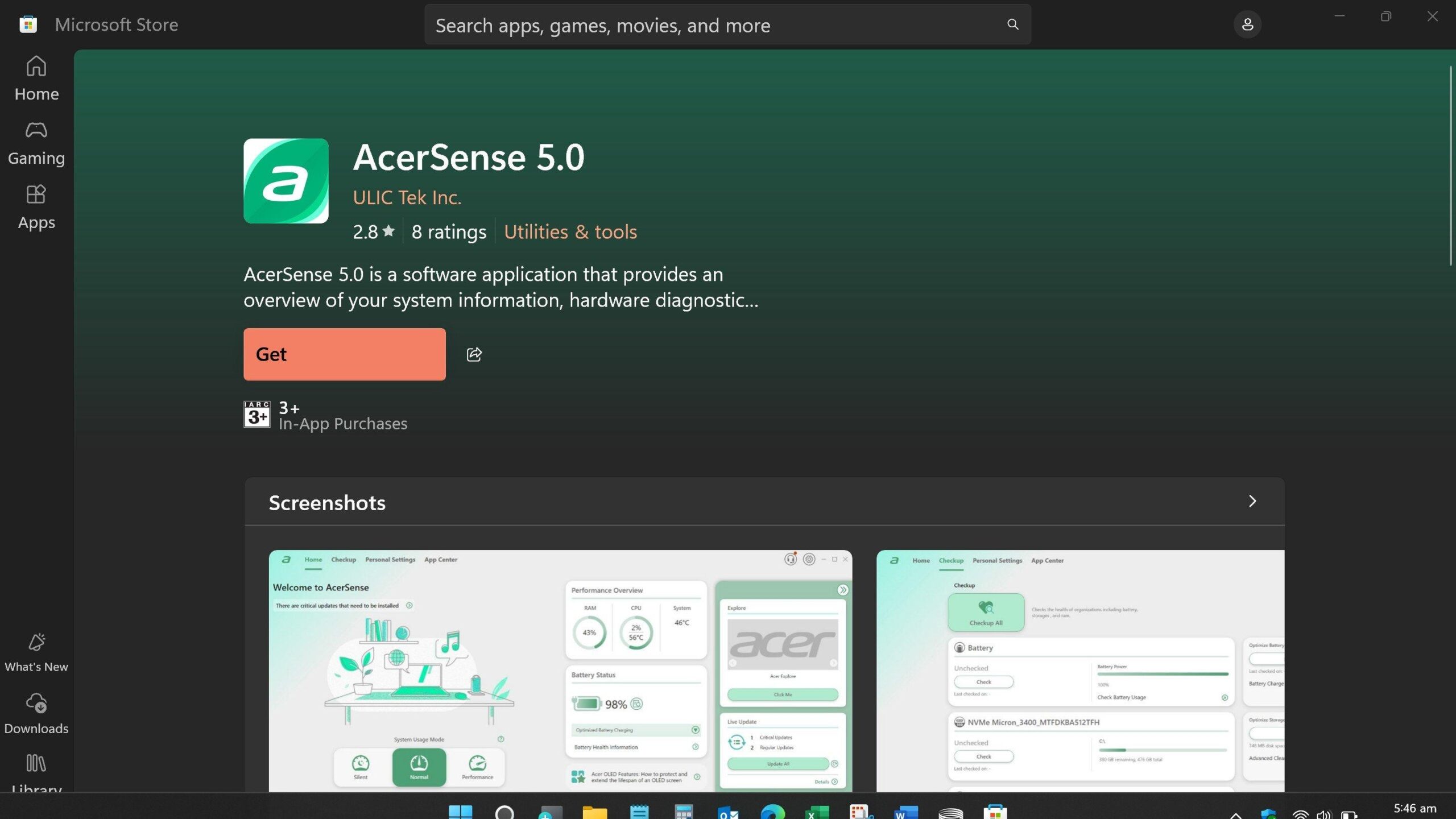 Compatibilidad Acer Care Center con Windows 11