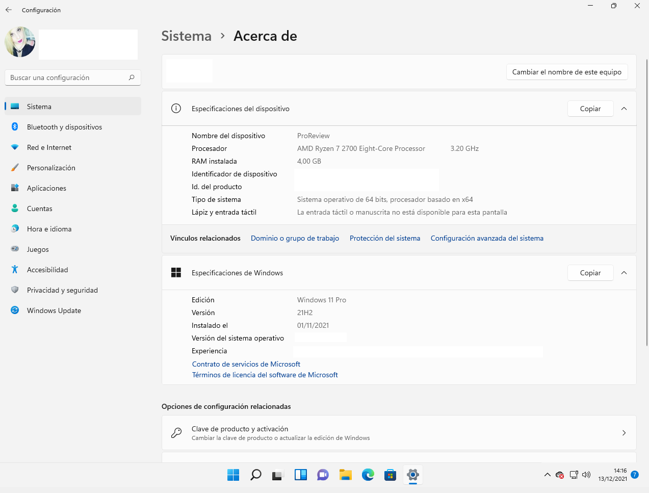 Componentes principales de un ordenador