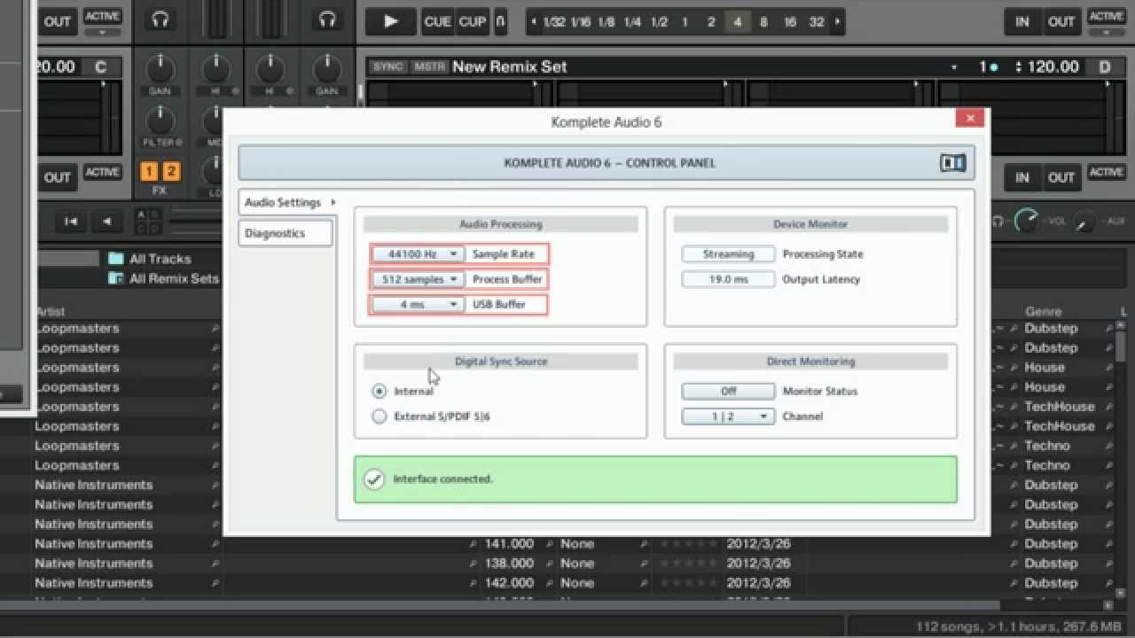 Pantalla principal de LatencyMon midiendo latencia