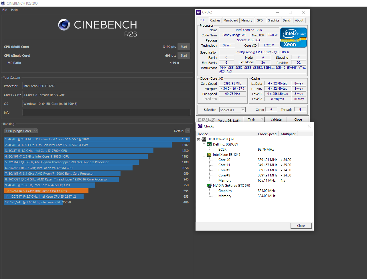 Prueba Cinebench R23 R24 CPU