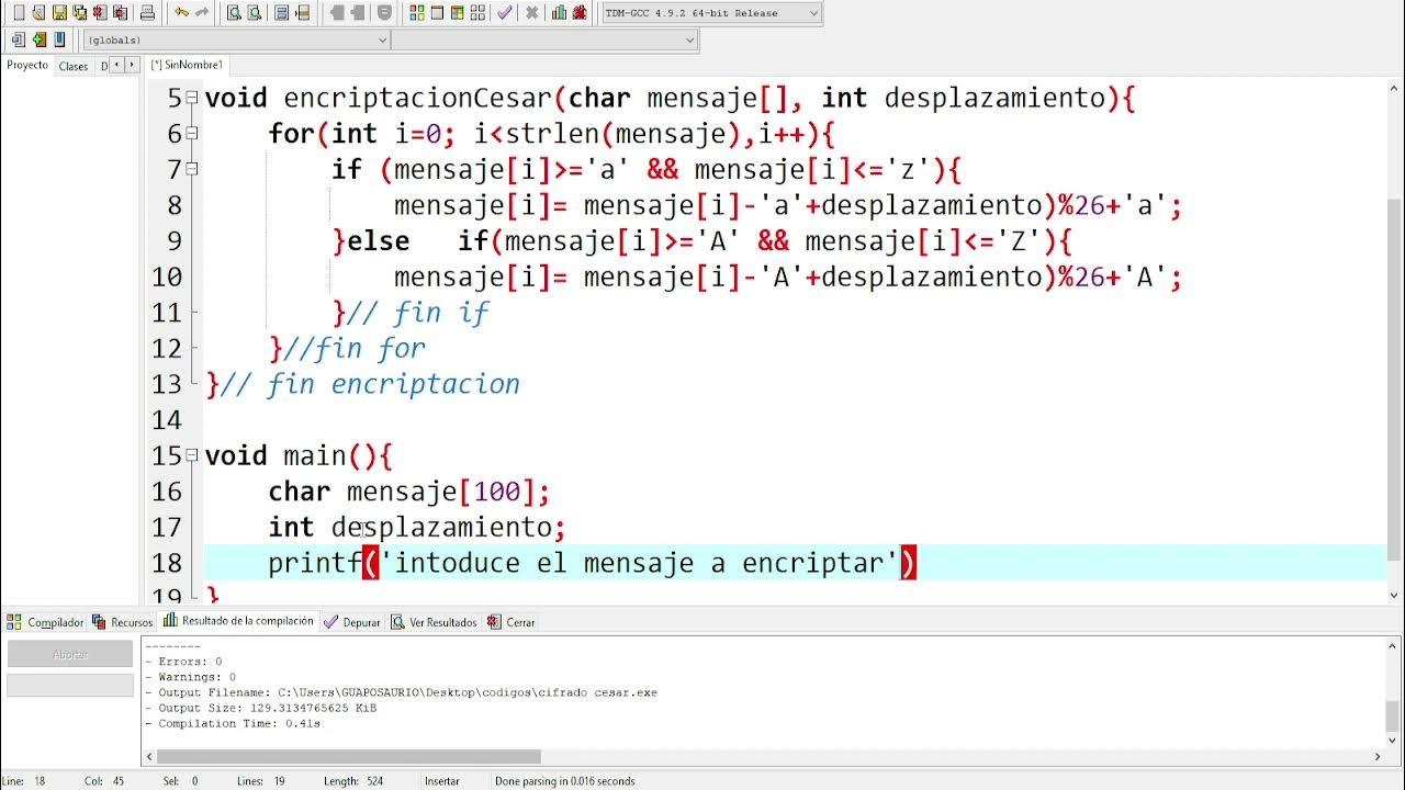 Discos cifrado Cesar