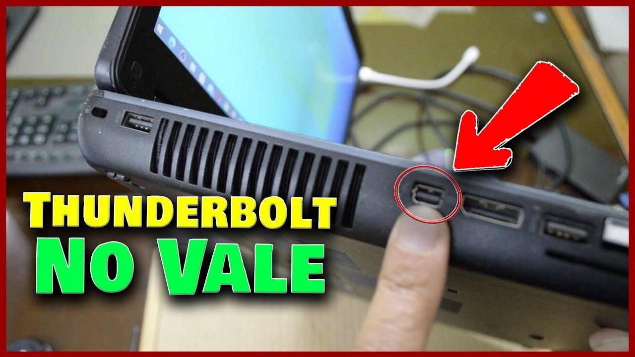 Solucionar problemas de Thunderbolt en Windows