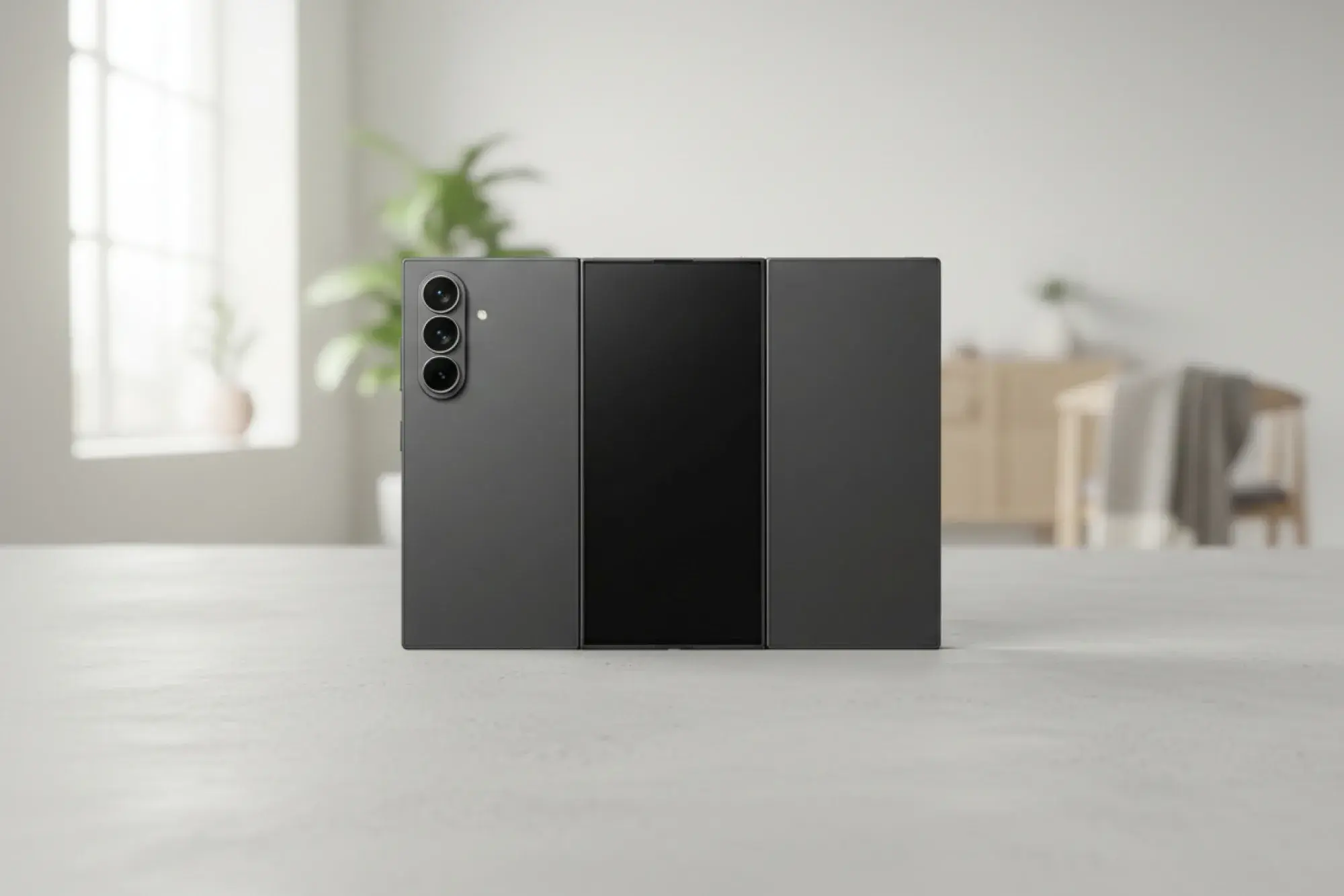 Diseño y bisagras del Galaxy Z TriFold Diseño y bisagras del Galaxy Z TriFold