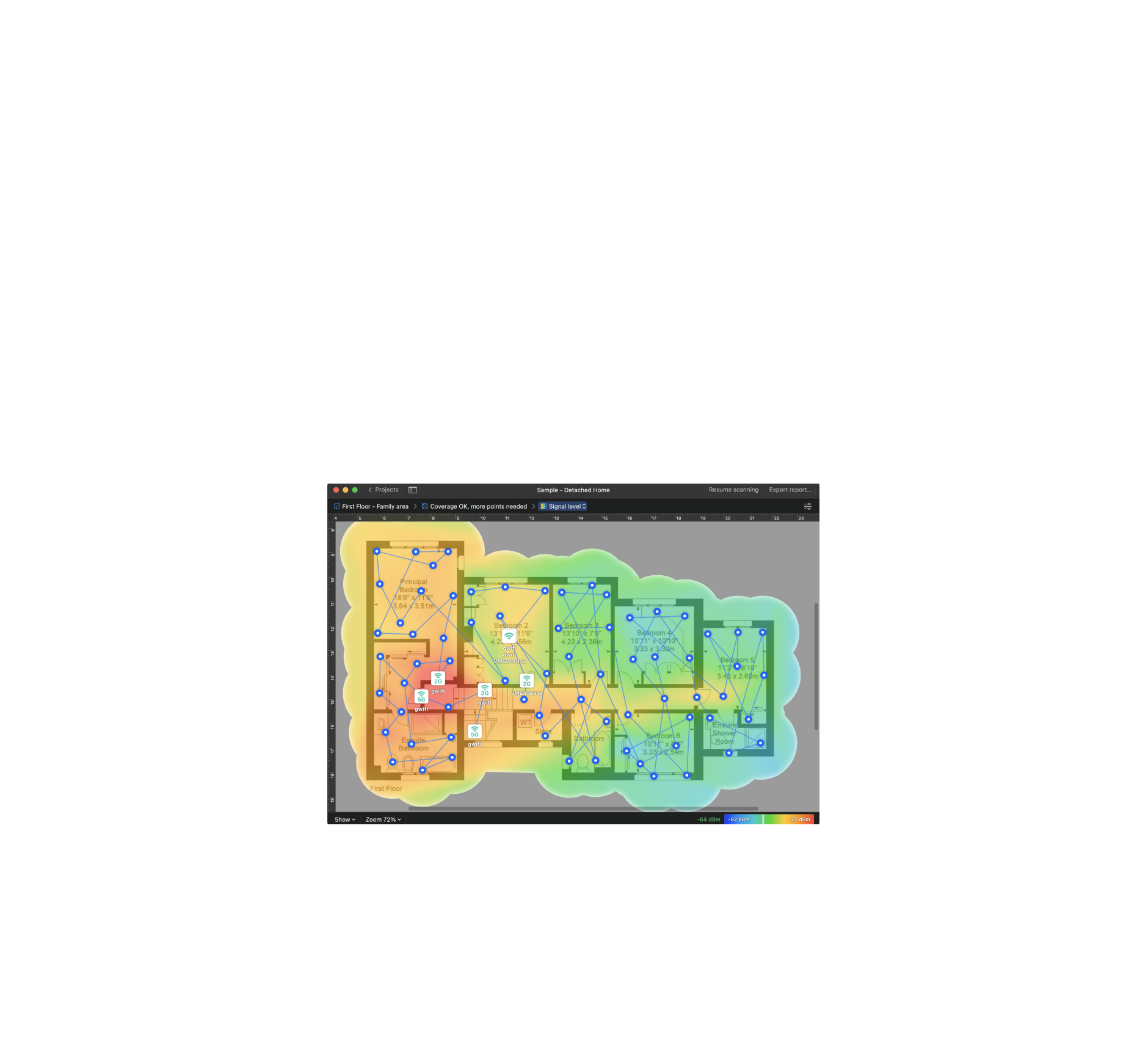 Mapa de cobertura de banda ancha