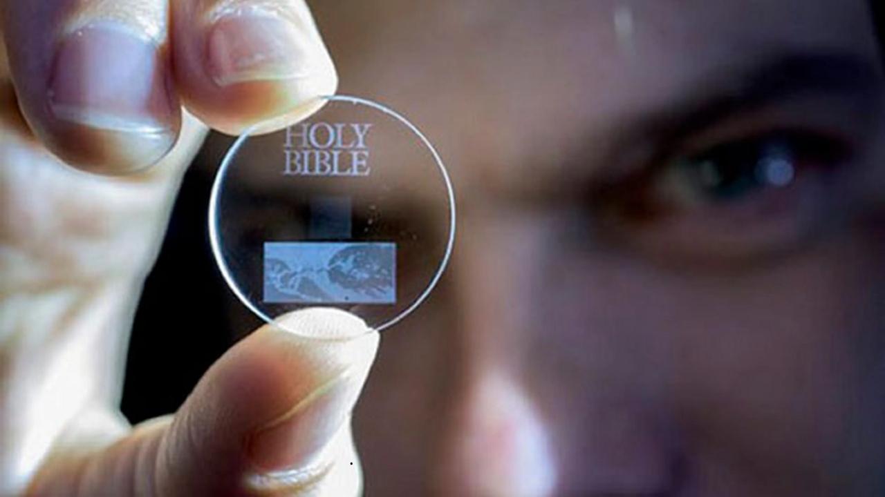 memoria de cristal 5D para almacenamiento