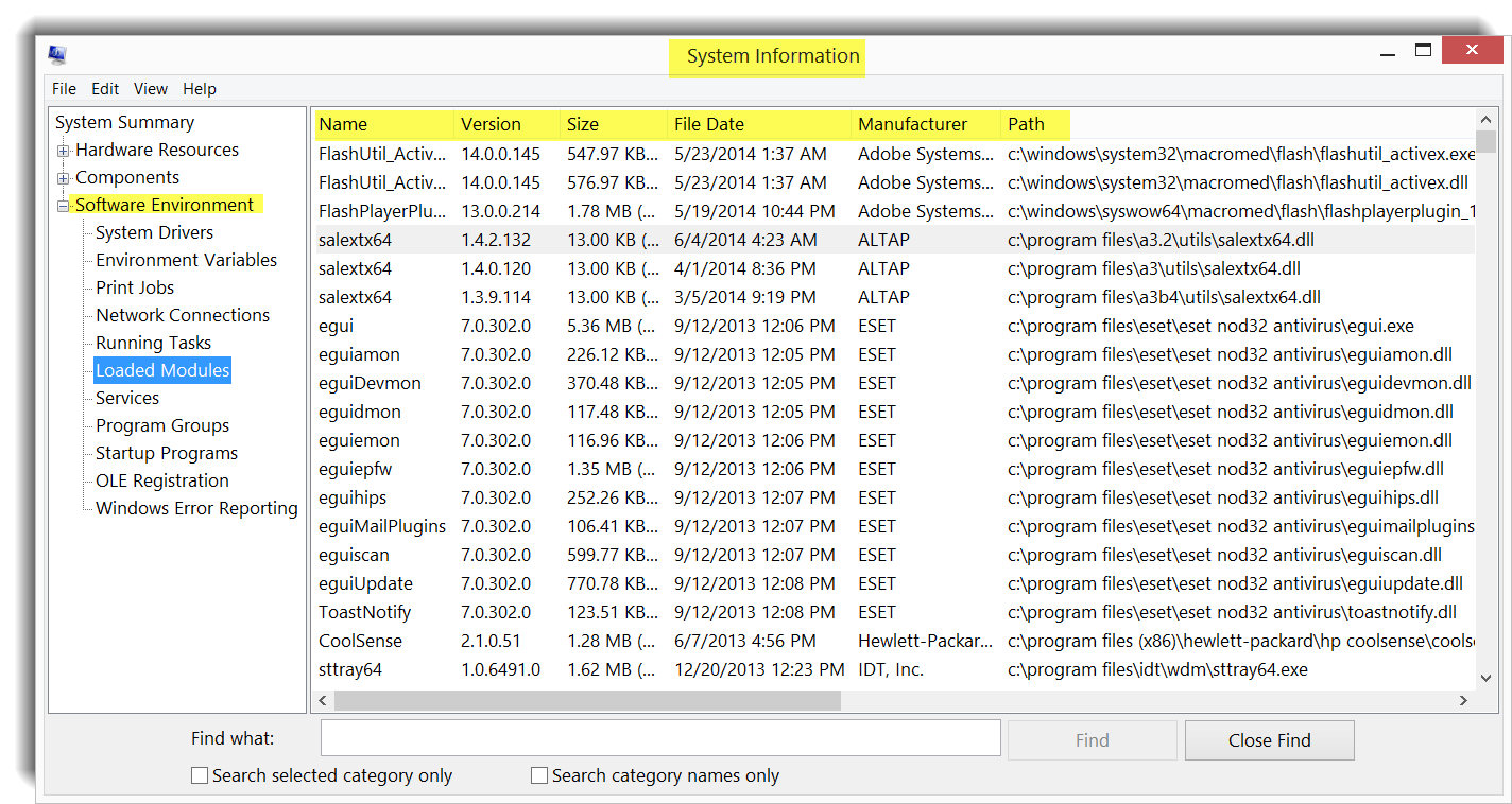 Guardar archivo de Información del sistema Guardando un informe NFO desde MSInfo32