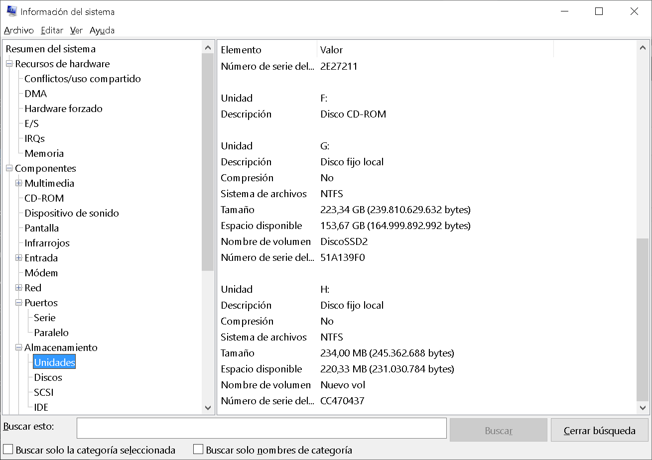 Abrir MSInfo32 desde Ejecutar Ejecución de msinfo32 desde el cuadro Ejecutar