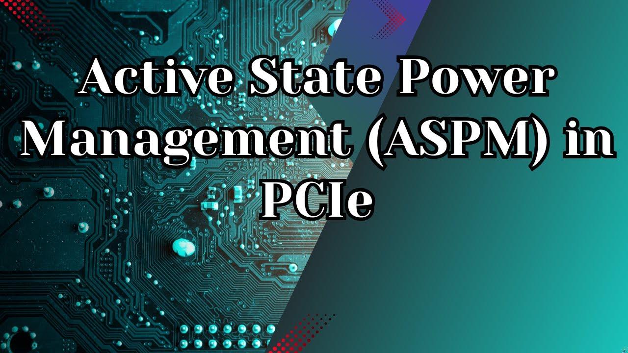 Gestión de energía Active State Power Management