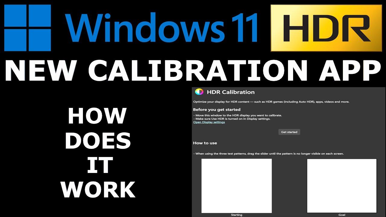Calibrar HDR en Windows