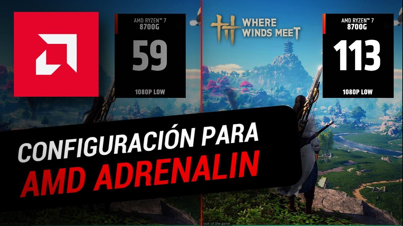 Interfaz principal de AMD Adrenalin