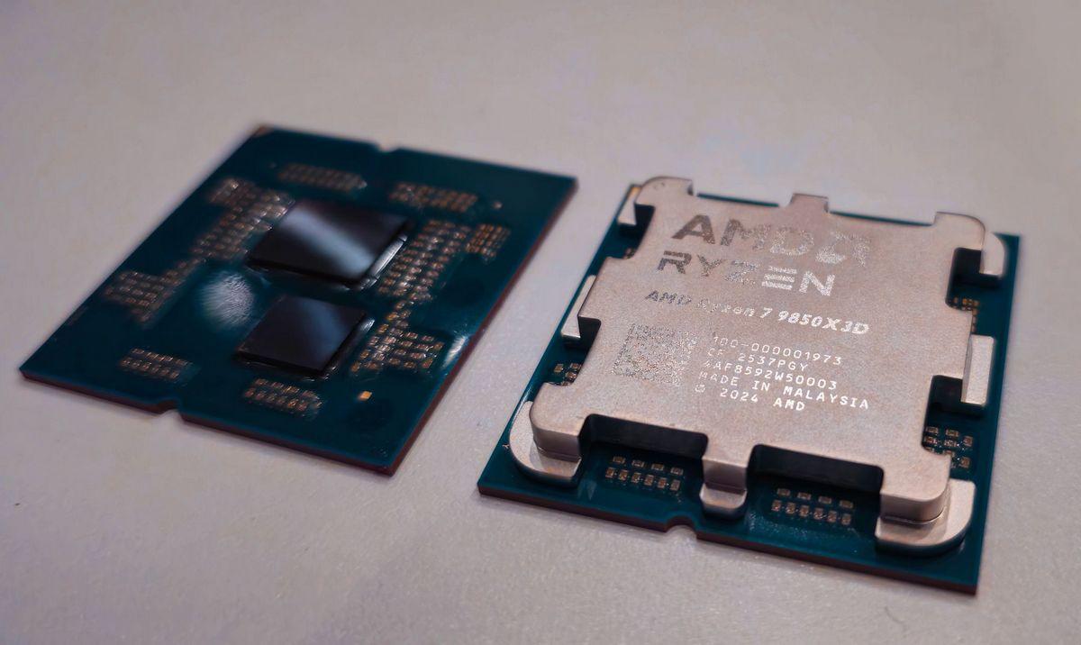 AMD Ryzen 7 9850X3D con tecnología 3D V-Cache