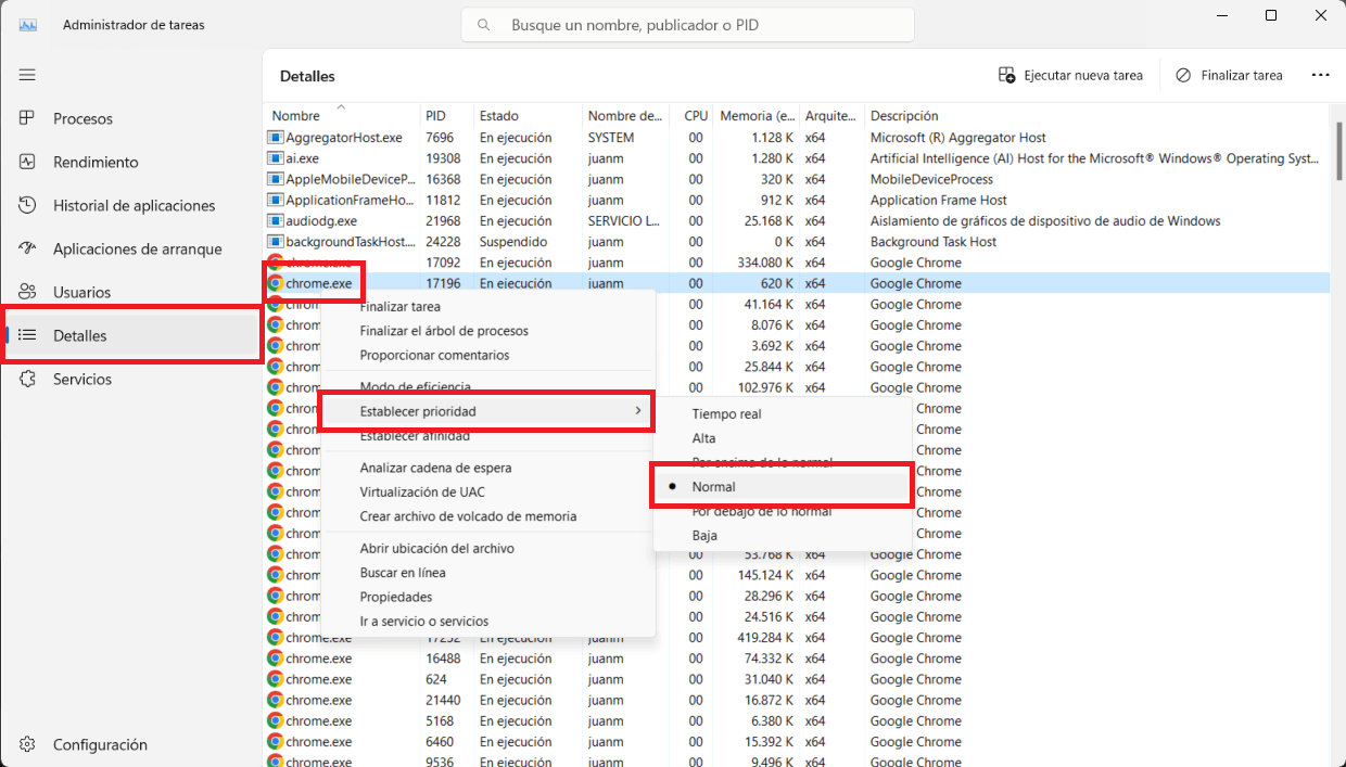 activar nucleos procesador windows