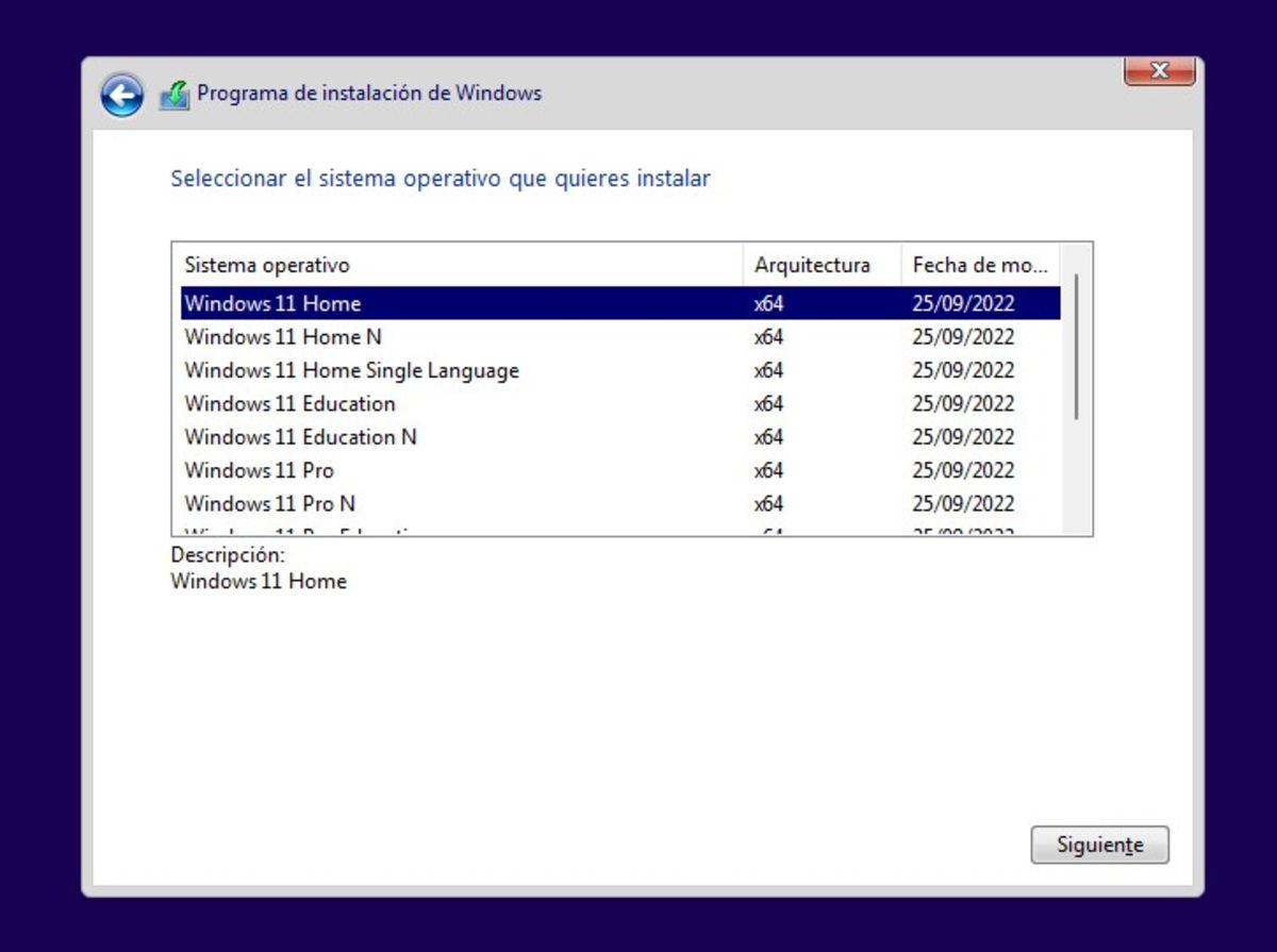 Selección de idioma y teclado en Windows 11