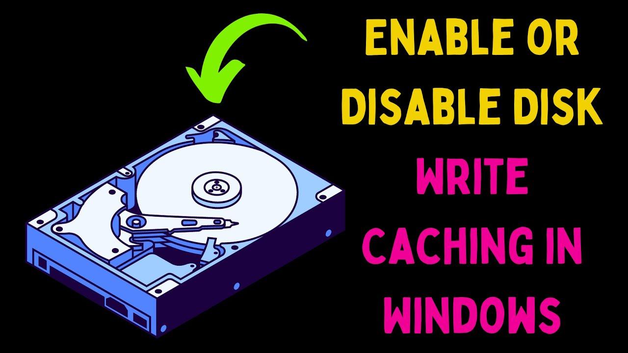 Caché de escritura y discos extraíbles