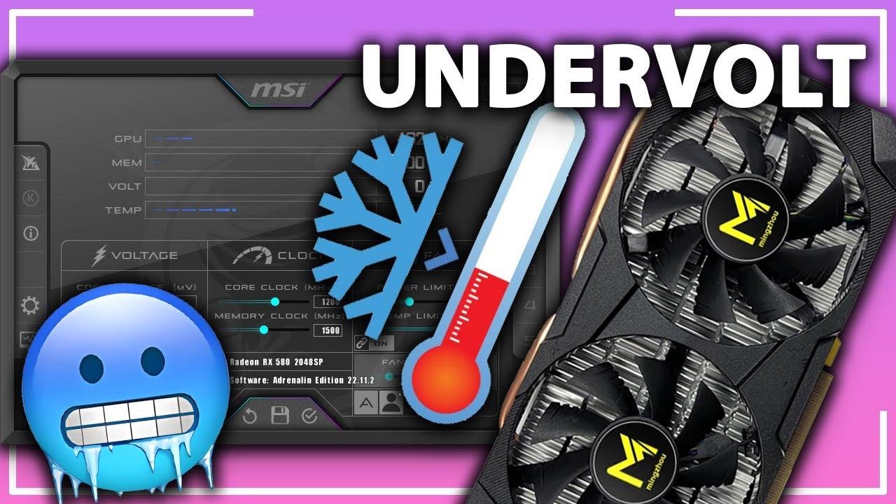 Undervolt para GPUs NVIDIA y AMD