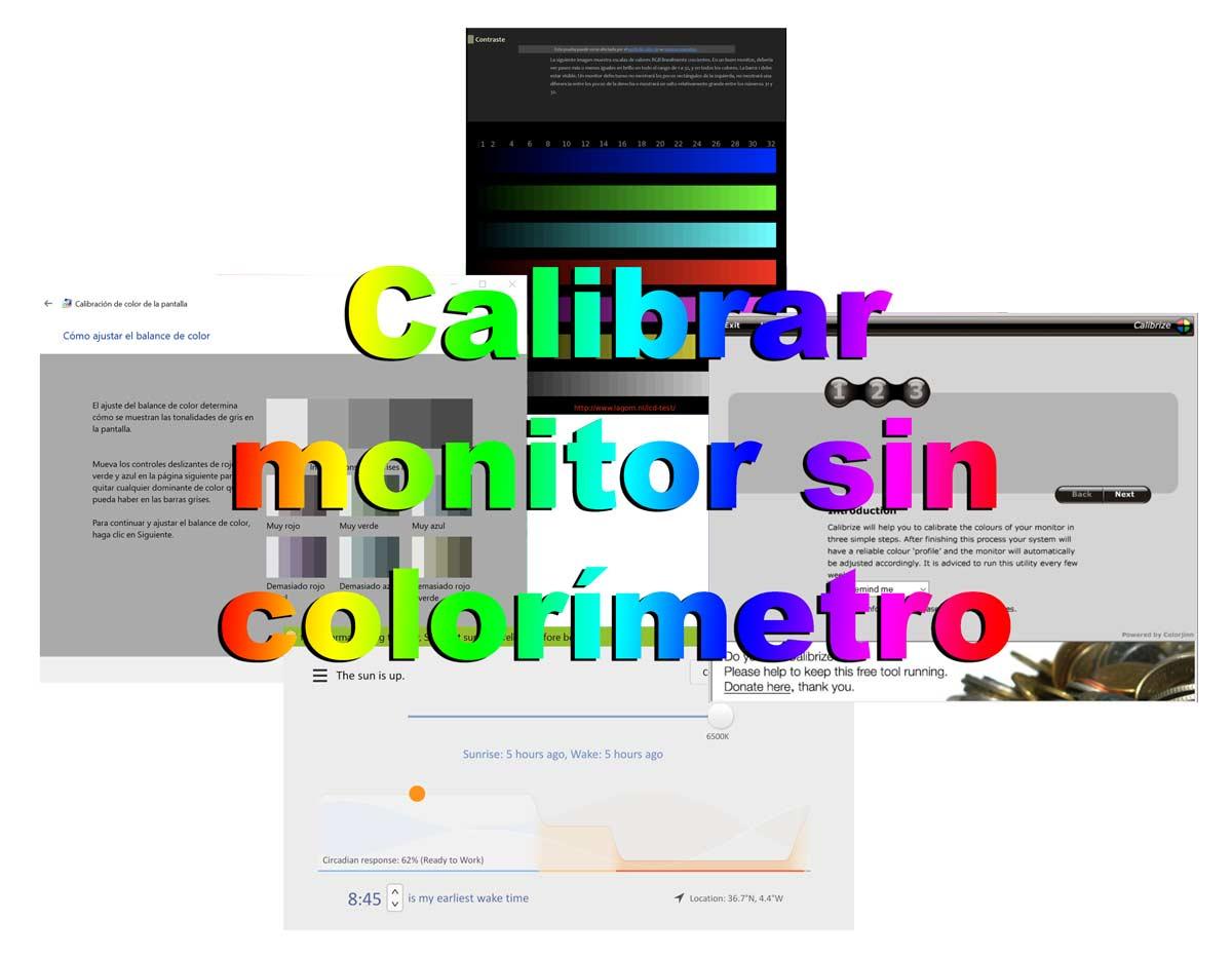 Calibrar los colores del monitor para diseño gráfico
