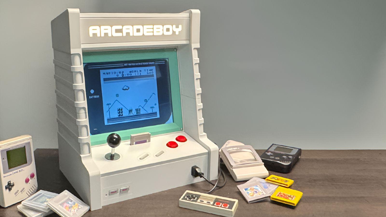 consola arcadeboy gaming retro