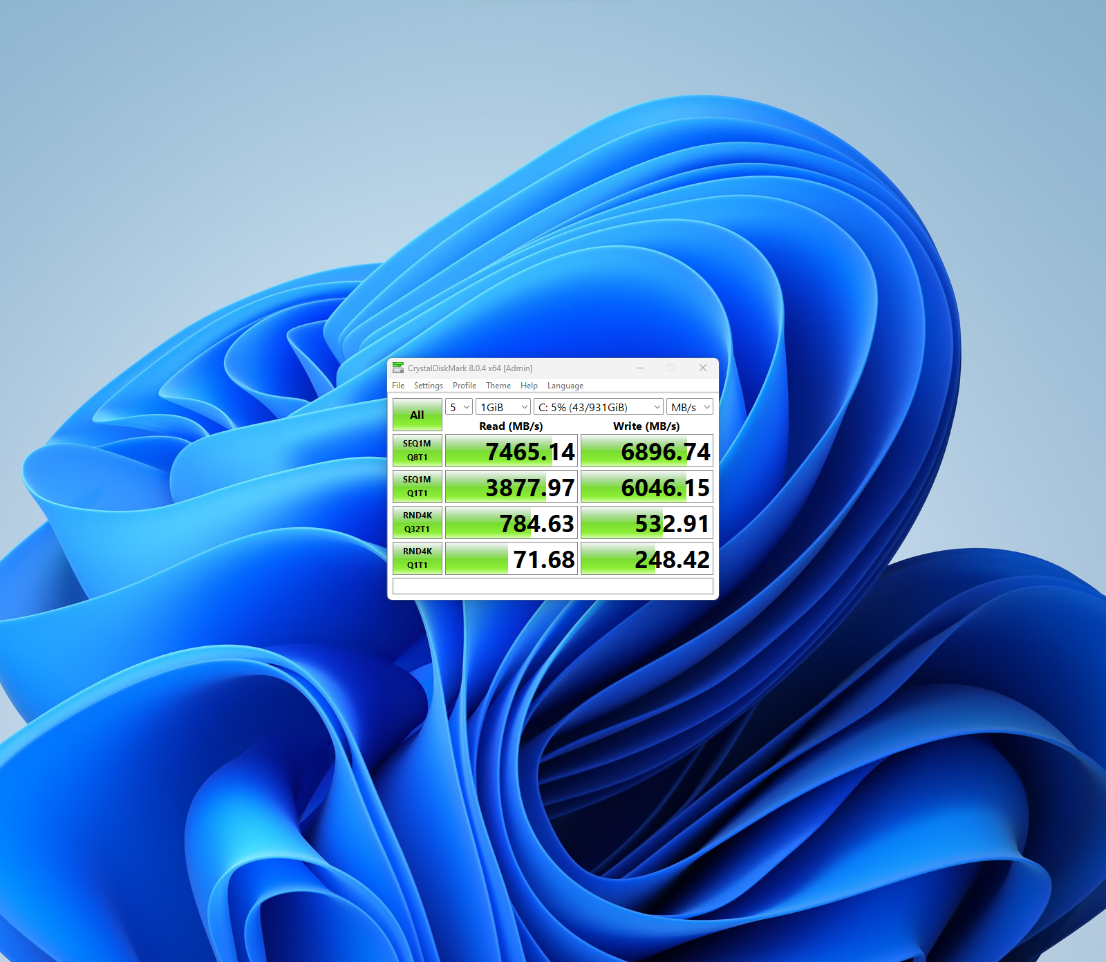 Descarga de CrystalDiskMark