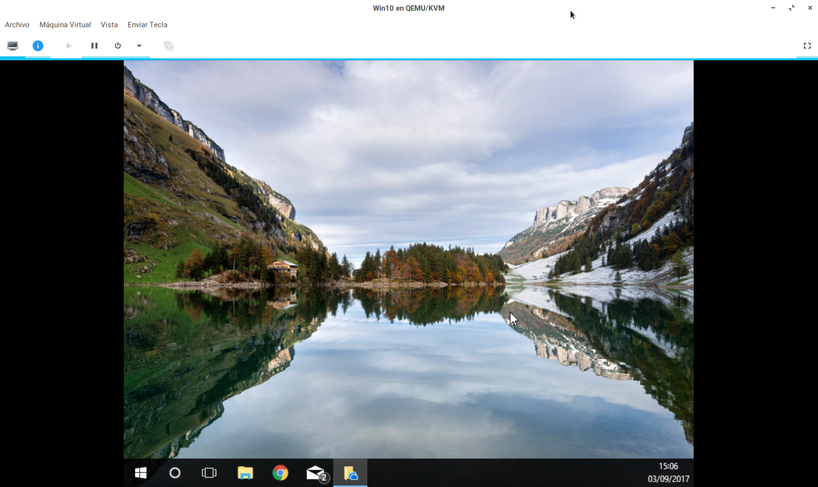 Configuración gaming en máquina virtual