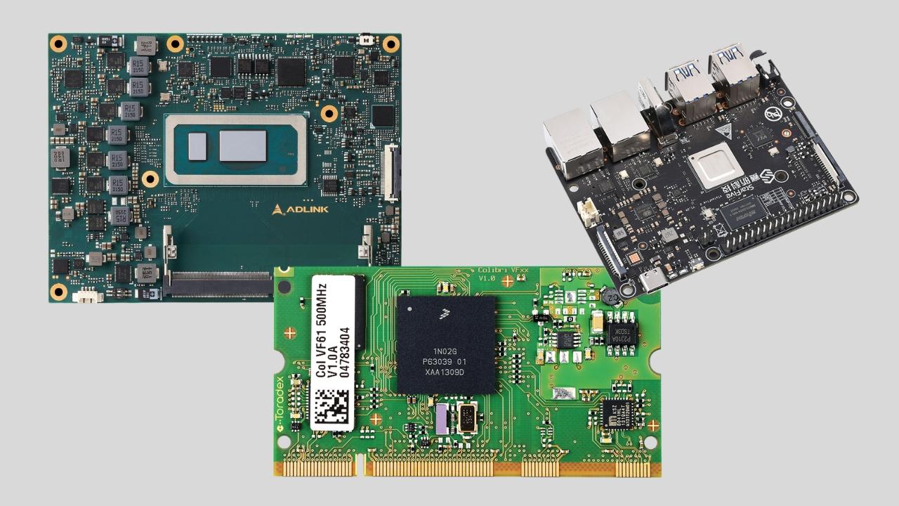 módulos SOM COM y SBC