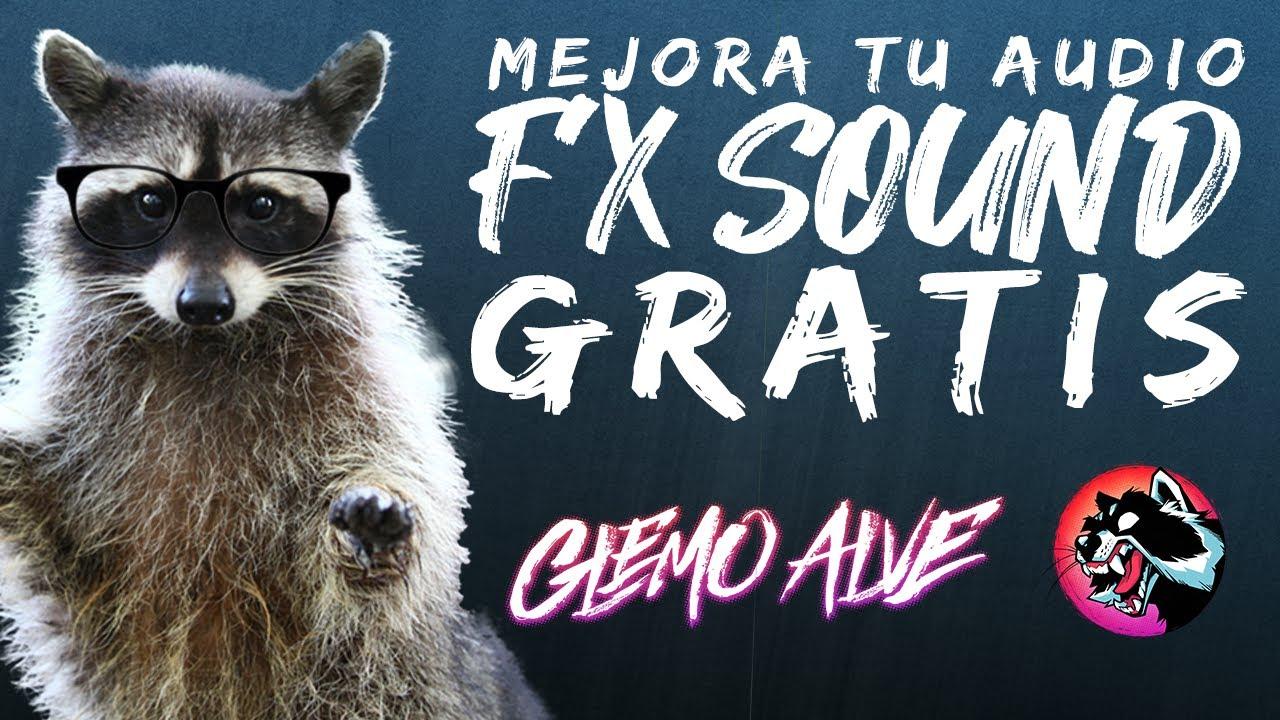 FxSound mejorando el sonido del PC
