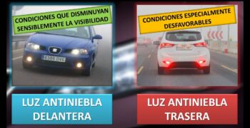 ¿Qué luces están permitidas?